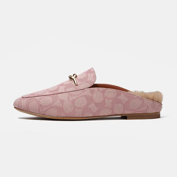 Giày Hở Gót Coach Sienna Slide C7027 Màu Hồng Size 37.5 - Giày - Vua Hàng Hiệu