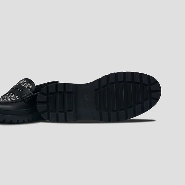 Giày Lười Dior Explorer Jacquard 3LO103ZCD 961 Màu Đen Size 41