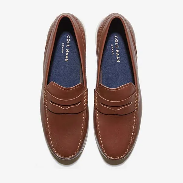Giày Lười Cole Haan Grand Atlantc Penny Loafer Màu Nâu Size 41