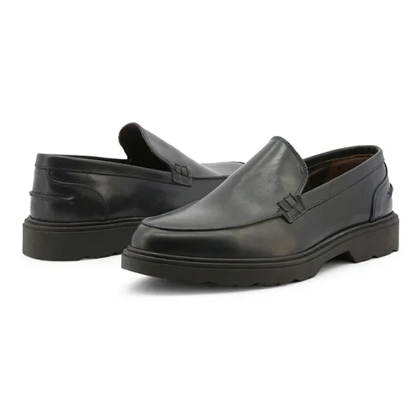 Giày Lười Nam Duca Di Morrone Brenno-Pelle_Blu Màu Xanh Đen Size 42