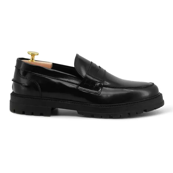 Giày Lười Nam Duca Di Morrone ZENO-ABRAS_NERO Màu Đen Size 41 - Giày - Vua Hàng Hiệu