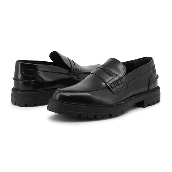 Giày Lười Nam Duca Di Morrone ZENO-ABRAS_NERO Màu Đen Size 41 - Giày - Vua Hàng Hiệu