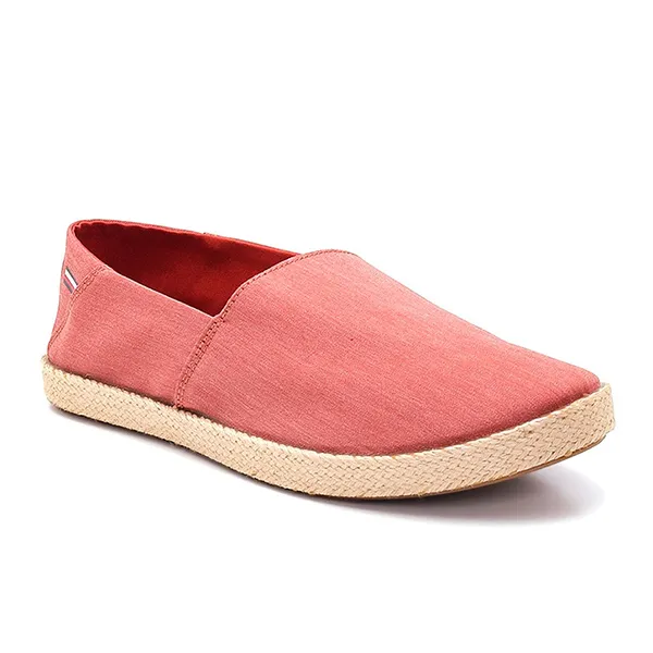 Giày Slip On Tommy Hilfiger Chambray Slip-On Sneaker FM03966 601 Màu Đỏ Hồng Size 40 - Giày - Vua Hàng Hiệu