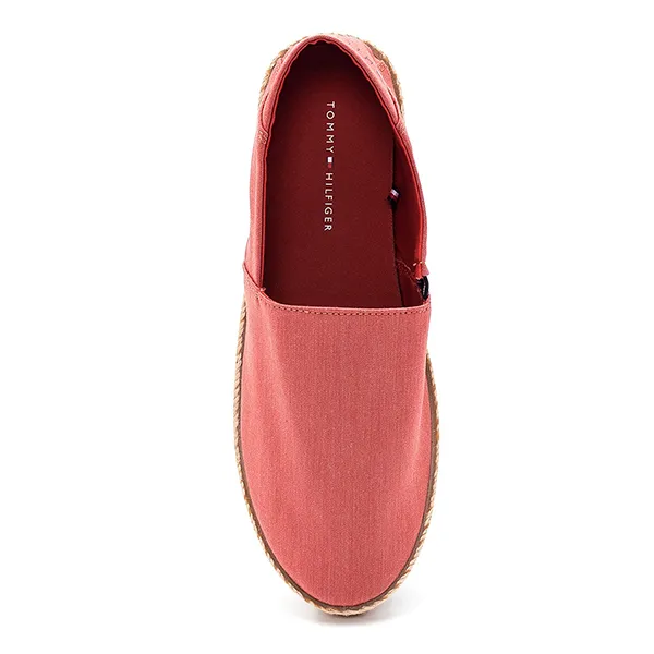 Giày Slip On Tommy Hilfiger Chambray Slip-On Sneaker FM03966 601 Màu Đỏ Hồng Size 40 - Giày - Vua Hàng Hiệu