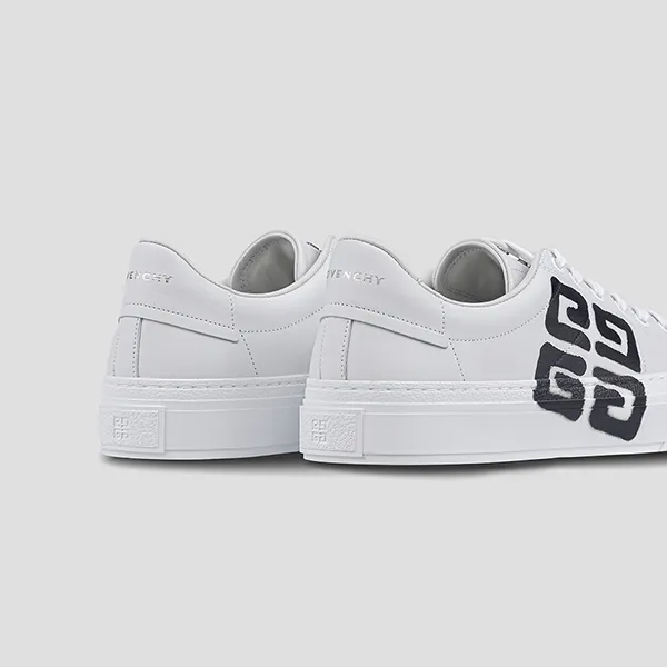 Giày Sneakers Givenchy City Sport 4G Print BE0027E1JU 116 Màu Trắng Size 40
