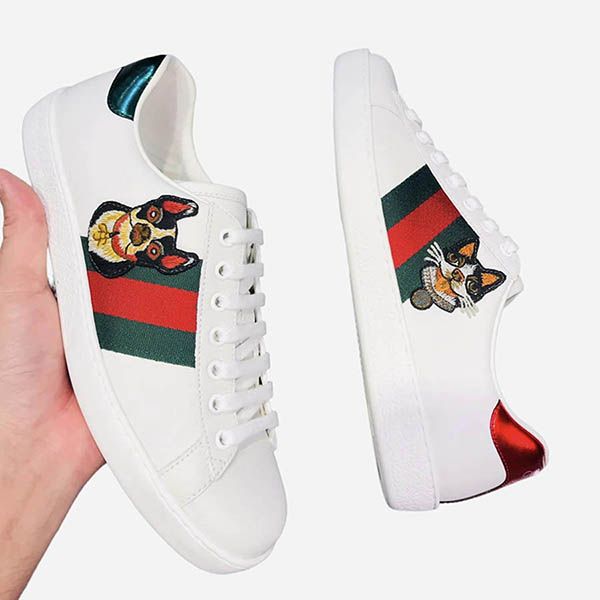 Giày Sneakers Gucci Ace  Year Of The Dog Phối Màu - 1