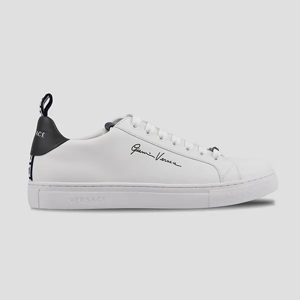 Giày Sneakers Versace Vitello Logo Black 1002778 1A02200 2W48P Màu Trắng - Giày - Vua Hàng Hiệu