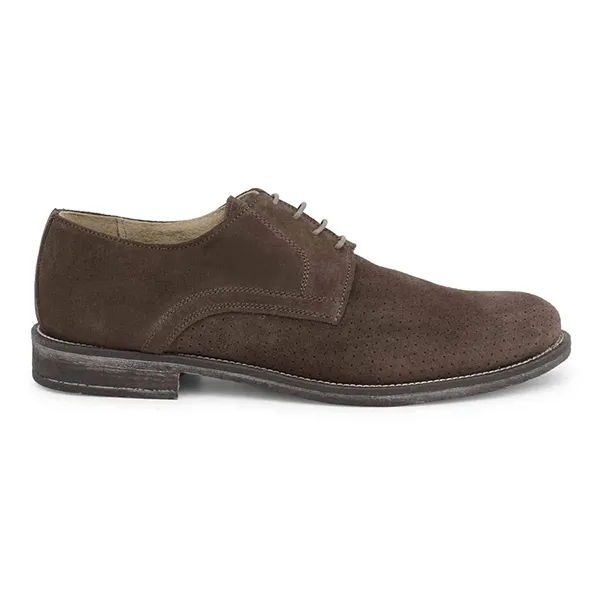 Giày Tây Nam Duca Di Morrone O6D_CAMOSCIO_MARRONE Màu Nâu Đậm Size 40
