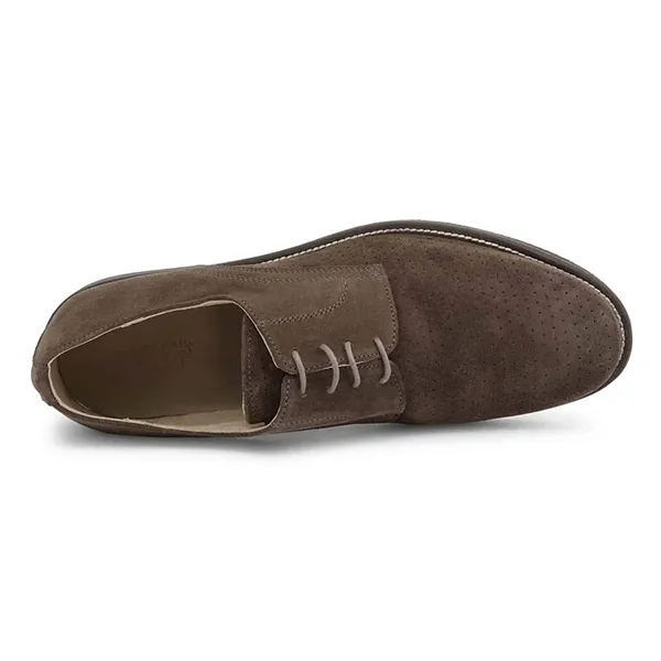 Giày Tây Nam Duca Di Morrone O6D_CAMOSCIO_MARRONE Màu Nâu Đậm Size 40
