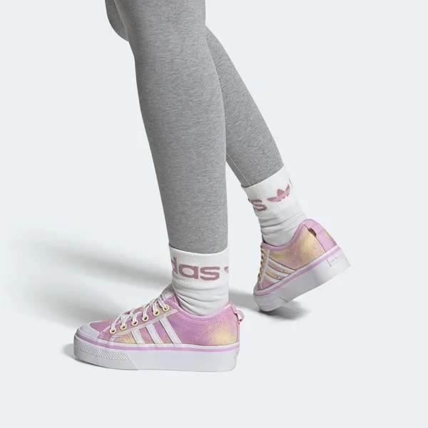Giày Thể Thao Adidas Nizza Platform GY9476 Màu Hồng Size 37