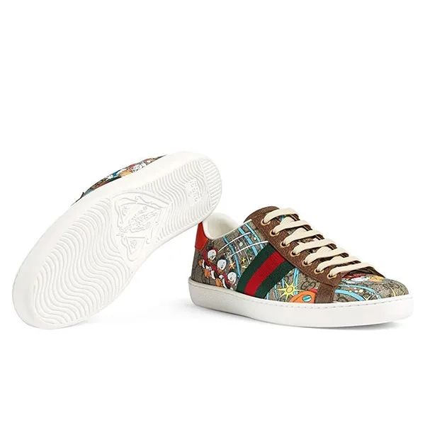Giày Thể Thao Gucci x Disney Donald Duck Ace Sneakers Phối Màu