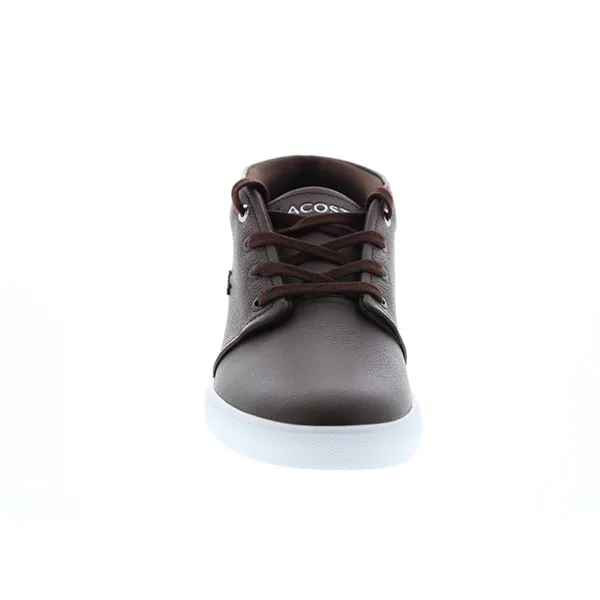 Giày Thể Thao Lacoste Asparta 319 1 P Cma Mens Brown Leather Lifestyle Màu Nâu Size 40.5