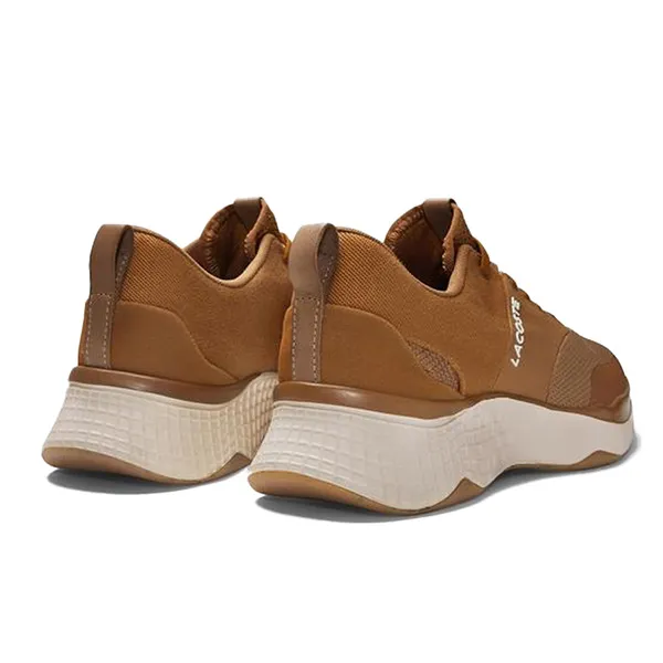 Giày Thể Thao Lacoste Court-Drive Plus Màu Nâu Size 40.5