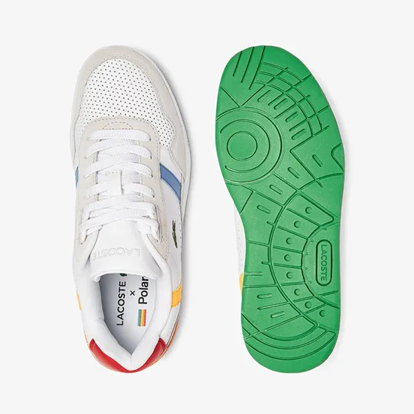 Giày Thể Thao Lacoste Men's T-Clip Lacoste x Polaroid Trainers Phối Màu Size 40.5
