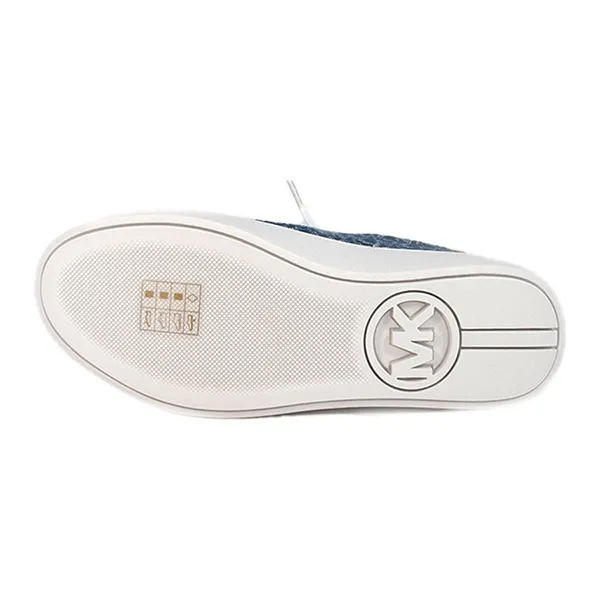 Giày Thể Thao Nữ Michael Kors MK Poppy Lace Màu Xanh Navy Size 37.5