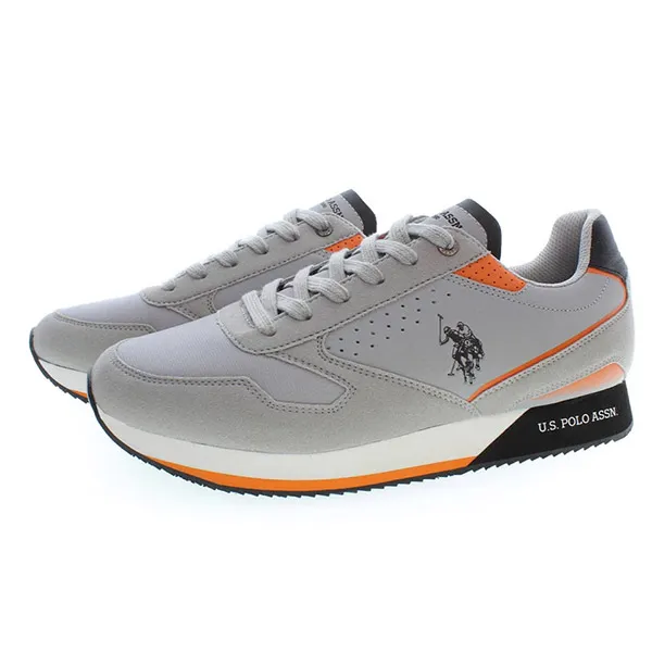 Giày Thể Thao Nam U.S. Polo Assn. NOBIL003MBHY3_GRIGIO_LGR001 Màu Xám Size 41