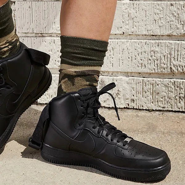 Giày Thể Thao Nike Air Force 1 High '07 CW2290-001 Màu Đen Size 36