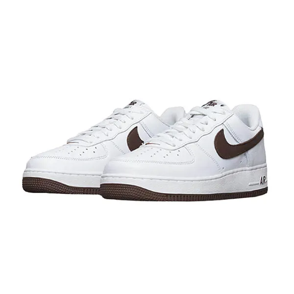 Giày Thể Thao Nike Air Force 1 Low White Chocolate DM0576-100 Màu Trắng Nâu Size 41 - Giày - Vua Hàng Hiệu