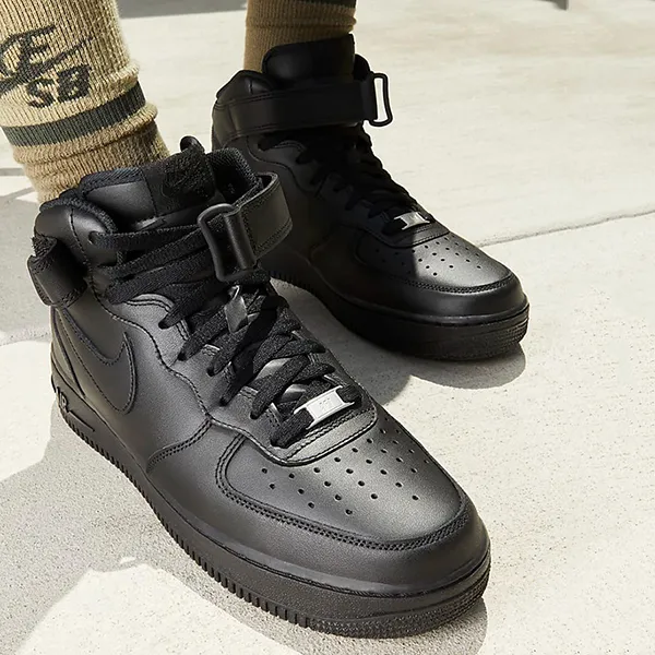 Giày Thể Thao Nike Air Force 1 Mid 07 CW2289-001 Màu Đen Size 41 - Giày - Vua Hàng Hiệu