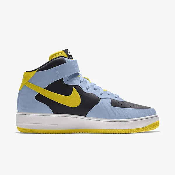 Giày Thể Thao Nike Air Force 1 Mid By You Màu Xanh Đen Size 49
