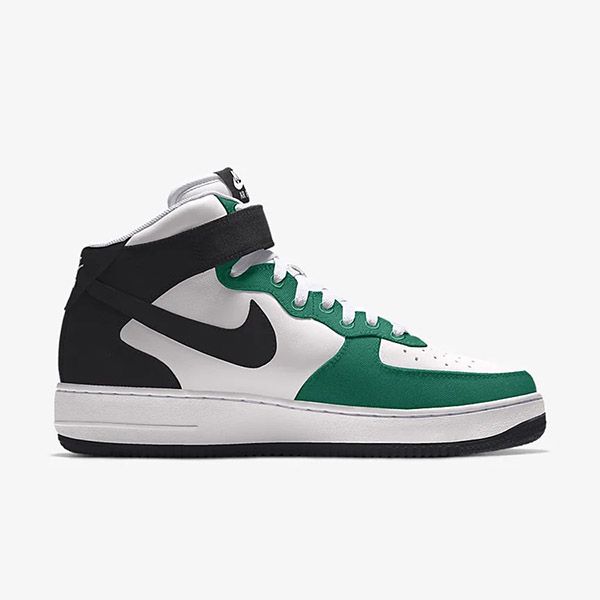 Giày Thể Thao Nike Air Force 1 Mid By You Màu Xanh Trắng Size 36 - 3