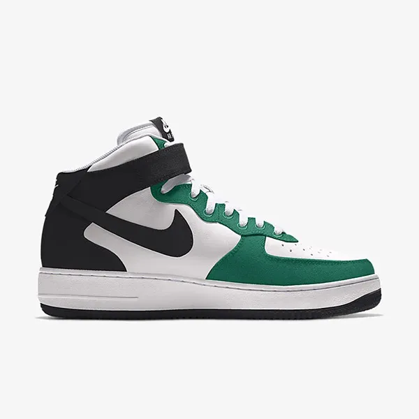 Giày Thể Thao Nike Air Force 1 Mid By You Màu Xanh Trắng Size 41