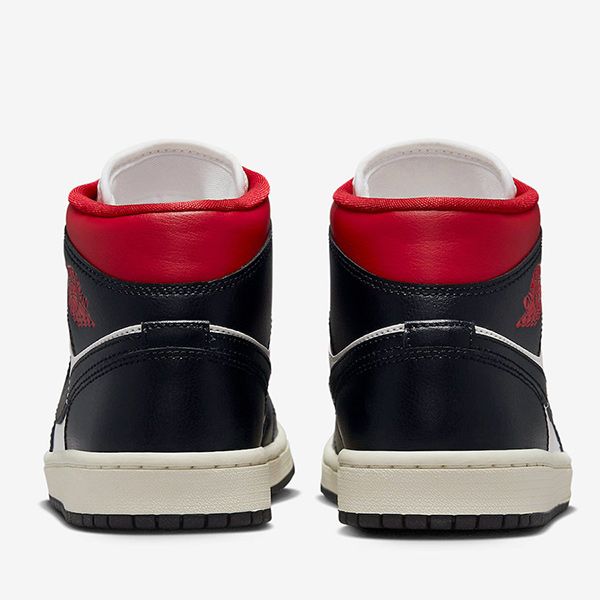 Giày Thể Thao Nike Air Jordan 1 Mid BQ6472-061 Màu Đen/Trắng/Đỏ Size 36 - 4
