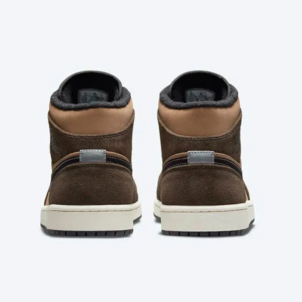 Giày Thể Thao Nike Air Jordan 1 Mid Se Dark Chocolate DC7294-200 Màu Nâu Đen Size 40.5 - Giày - Vua Hàng Hiệu