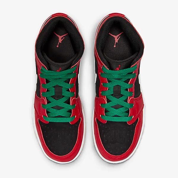 Giày Thể Thao Nike Air Jordan 1 Mid SE DQ8418-006 Màu Đen Đỏ Size 35 - 3