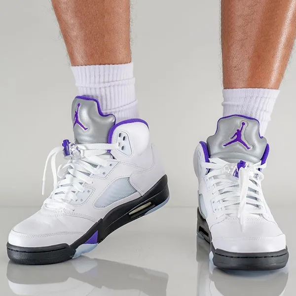 Giày Thể Thao Nike Air Jordan 5 Retro DD0587-141 Màu Trắng Size 42.5 - Giày - Vua Hàng Hiệu