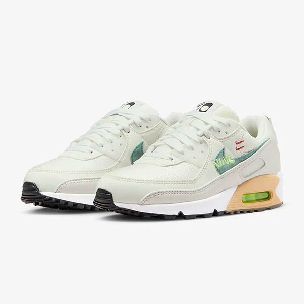 Giày Thể Thao Nike Air Max 90 SE Women's Shoes DO9850-100 Màu Trắng Cam Size 35 - 3