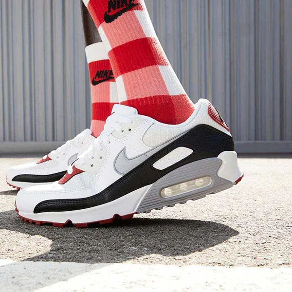 Giày Thể Thao Nike Air Max 90 Varsity Red DO8902 001 Phối Màu Trắng Đỏ Size 42 - Giày - Vua Hàng Hiệu