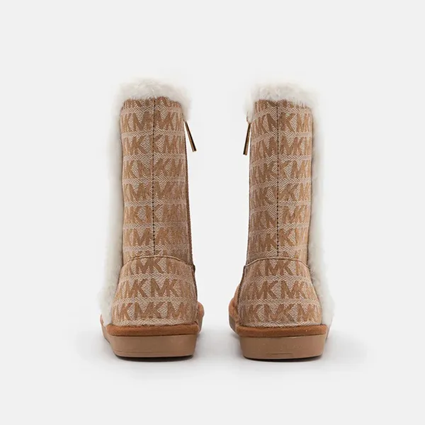 Giày Trẻ Em Michael Kors MK Stiefel Màu Nâu Size 34