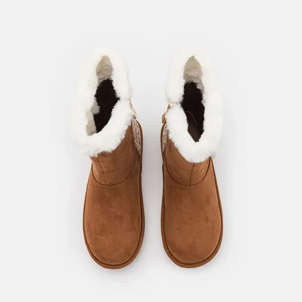 Giày Trẻ Em Michael Kors MK Stiefel Màu Nâu Size 34