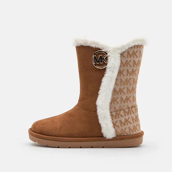 Giày Trẻ Em Michael Kors MK Stiefel Màu Nâu Size 34