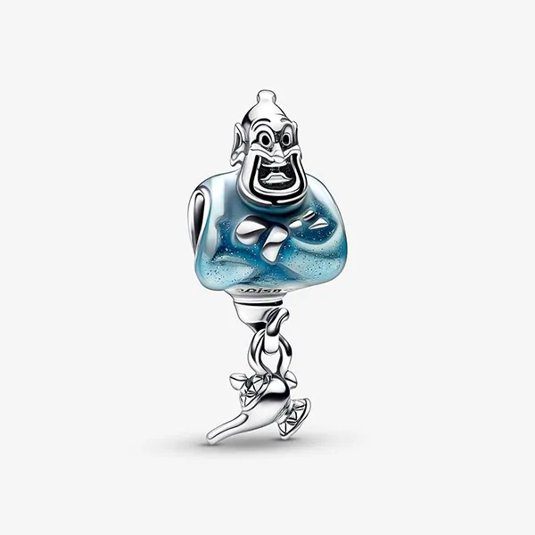 Hạt Vòng Charm Pandora Disney Aladdin Genie & Lamp Charm 792348c01 Màu Xanh Blue
