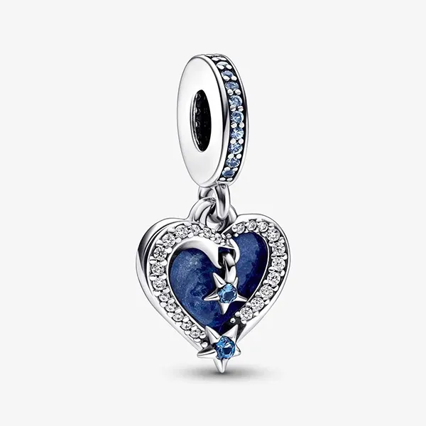 Hạt Vòng Charm Pandora Moments 792356c01 Màu Xanh Blue - Trang sức - Vua Hàng Hiệu