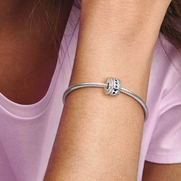 Hạt Vòng Charm Pandora Moments Hình Ngôi Sao 796381cz Màu Bạc - Trang sức - Vua Hàng Hiệu