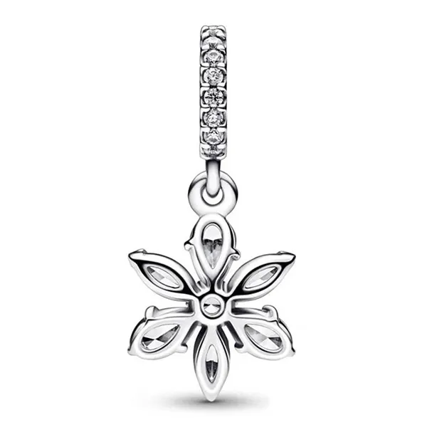 Hạt Vòng Charm Pandora Sparkling Herbarium Cluster Dangle 792382C01 Màu Bạc - Trang sức - Vua Hàng Hiệu