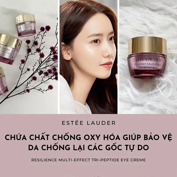 Kem Dưỡng Mắt Estee Lauder Resilience Multi Effect Tri-Peptide Eye Crème 15ml (Không Box) - Mỹ phẩm - Vua Hàng Hiệu