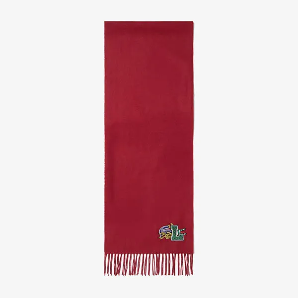 Khăn Quàng Cổ Lacoste Muffler Màu Đỏ
