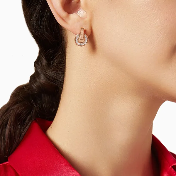 Khuyên Tai Jewery Luxury Divas 18k Rose Gold Earrings Màu Vàng Hồng - Trang sức - Vua Hàng Hiệu