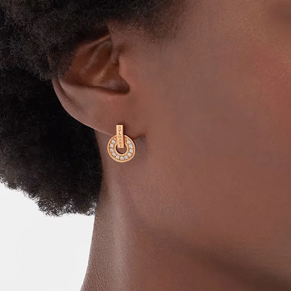 Khuyên Tai Jewery Luxury Divas 18k Rose Gold Earrings Màu Vàng Hồng - Trang sức - Vua Hàng Hiệu