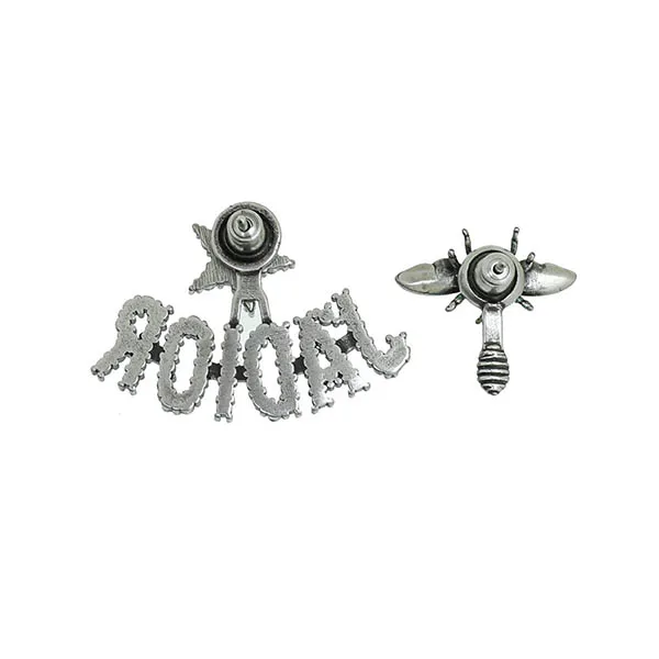 Khuyên Tai Nữ Dior Earrings J’ADior Bee Màu Bạc - Trang sức - Vua Hàng Hiệu