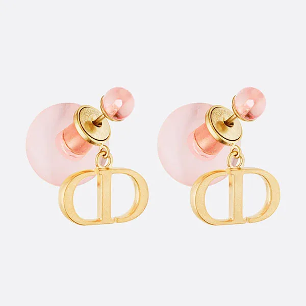 Khuyên Tai Dior Tribales E1822TRIPL_D304 Màu Vàng Hồng