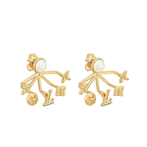 Khuyên Tai Nữ Jewery Luxury Cruiser Earrings Màu Vàng - Trang sức - Vua Hàng Hiệu