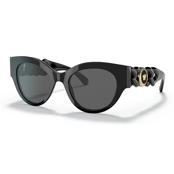 Kính Mát Versace Dark Grey & Black Sunglasses VE4408 52 Màu Xám Đen - Kính mắt - Vua Hàng Hiệu