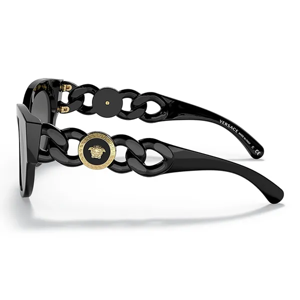 Kính Mát Versace Dark Grey & Black Sunglasses VE4408 52 Màu Xám Đen - Kính mắt - Vua Hàng Hiệu