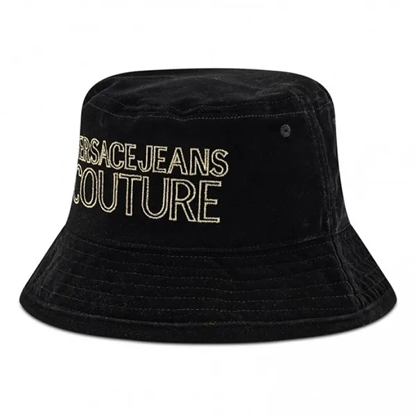 Mũ Bucket Versace Jeans Couture Velvet Bucket Hat Màu Đen - Mũ nón - Vua Hàng Hiệu