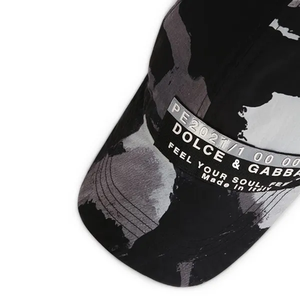 Mũ Nam Dolce & Gabbana D&G 3D Logo Baseball Cap GH590ZGEQ93 Màu Trắng Đen Size 57 - Mũ nón - Vua Hàng Hiệu
